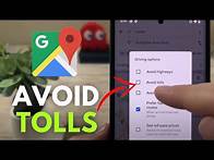 Video thumbnail for How to Avoid Tolls on Google Maps - Free Route Option