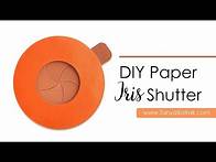 Video thumbnail for DIY Paper Iris Shutter, SVG cutting file and printable PDF