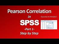 Video thumbnail for Pearson r Correlation in SPSS - How to Calculate and Interpret (Part 1)