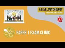 Video thumbnail for Paper 1 Exam Clinic | Live Revision for AQA A Level Psychology 2024