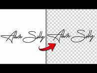 Video thumbnail for Transparent Signature in Photoshop - 2 Minutes Photoshop Tutorial