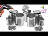 Video thumbnail for 14 BRIGHT IDEAS TO REUSE/RECYCLE TIN CANS| Best Reuse Idea