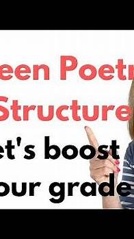 Video thumbnail for HOW to ANALYSE STRUCTURE in your UNSEEN POETRY EXAM