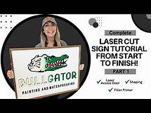 Video thumbnail for How To: Laser Cut Signs