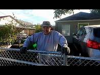 Video thumbnail for How To Install A Chain Link Slide Gate System