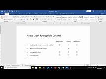 Video thumbnail for How to make a questionnaire in Microsoft Word