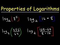 Video thumbnail for Properties of Logarithms