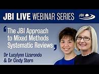 Video thumbnail for The JBI Approach to Mixed Methods Systematic Reviews