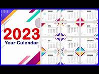 Video thumbnail for 2023 calendar with holidays | 2023 festivals with holidays | calendar 2023! 2023 ka kalendar