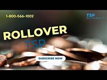 Video thumbnail for TSP Rollover – Thrift Savings Plan Rollover Explained
