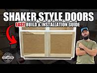 Video thumbnail for How to build super SIMPLE shaker doors // Easy DIY shaker cabinet doors