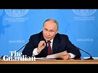 Video thumbnail for Putin sets out Russia's conditions for peace talks with Ukraine
