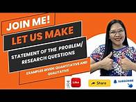 Video thumbnail for VL17 - Practical guide in writing research questions (Quan and Qual/ Step-by-step procedures)
