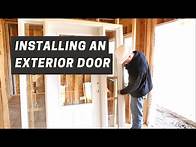 Video thumbnail for Installing an exterior door