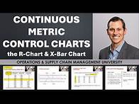 Video thumbnail for Continuous Metric Control Charts: the X-Bar & R-chart