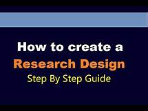 Video thumbnail for How to create a research design l step by step guide