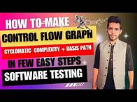 Video thumbnail for How to make Control Flow Graph, Cyclomatic Complexity and Basis Path | Easy Way | Software Testing