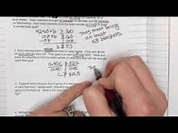 Video thumbnail for Algebra: Inequalities Word Problems