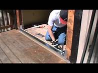 Video thumbnail for How To Install A Sliding Glass Door With Oglesby Construction