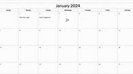 Video thumbnail for Editable Monthly Planner | 2024 Calendar | Google Docs Calendar | Microsoft Word Calendar | 2024 Calendar Planner | 2024 Printable Calendar - Etsy