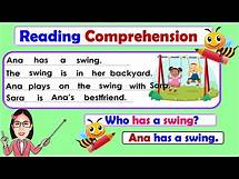 Video thumbnail for Reading Comprehension for beginners, grade 1 | Practice Reading