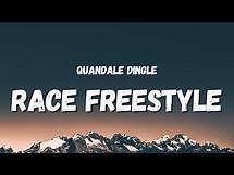 Video thumbnail for Quandale Dingle - The Race Freestyle (Lyrics) | she said Pass the weed I don’t like to pass the gas