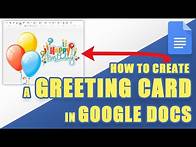 Video thumbnail for [TUTORIAL] How to Create a Printable GREETING CARD in GOOGLE DOCS (for Any Occasion!)