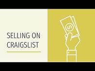 Video thumbnail for How to Sell Something on Craigslist