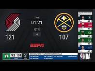 Video thumbnail for Trail Blazers @ Nuggets | NBA Playoffs on ESPN Live Scoreboard
