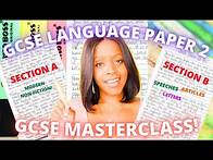 Video thumbnail for How To Pass The GCSE English Language Paper 2 2025 Exams: Walkthrough, Timings & What Examiners Want