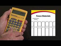 Video thumbnail for How to Estimate Fence Boards, Rails and Posts Needed | Material Estimator