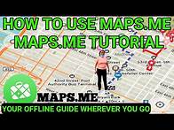 Video thumbnail for Maps.me tutorial How to use maps.me best offline map