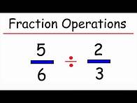 Video thumbnail for How to Multiply and Divide Fractions