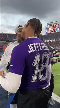 Video thumbnail for Justin Jefferson After 2025 Pro Bowl Games 🤝
