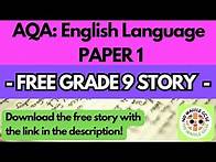 Video thumbnail for Free Grade 9 Creative writing story | GCSE ENGLISH LANGUAGE Paper 1