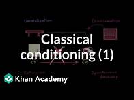 Video thumbnail for Classical conditioning: Extinction, spontaneous recovery, generalization, discrimination