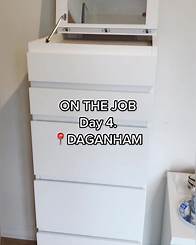 Video thumbnail for IKEA Malm 6-Drawer Chest Assembly in East London