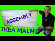 Video thumbnail for IKEA MALM 6 Chest of drawers Assembly