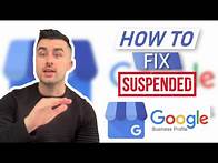 Video thumbnail for How to Fix Your Suspended Google Business Profile