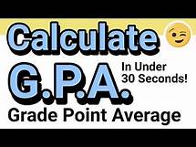 Video thumbnail for 😉 How to Calculate Your GPA in Under 30 Seconds | Grade Point Average
