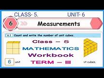 Video thumbnail for Measurements, CLASS- 5, UNIT- 6, MATHS WORKBOOK KEY ANSWERS