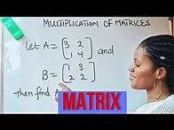 Video thumbnail for How to multiply matrices together.