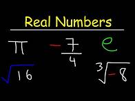 Video thumbnail for Real Numbers