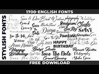 Video thumbnail for stylish english fonts free download English font collection style fonts pc & laptop