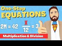 Video thumbnail for Year 7 Algebra Revision | One Step Equations (Multiplication & Division)