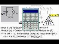 Video thumbnail for Ohm's Law Calculations for Simple Circuits