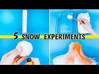 Video thumbnail for 5 Snow experiments for kids | Winter science experiments for preschoolers