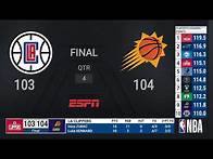Video thumbnail for Clippers @ Suns WCF Game 2 | NBA Playoffs on ESPN Live Scoreboard