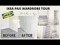 Video thumbnail for IKEA PAX WARDROBE TOUR - Reveal, Hints & Tips