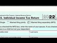 Video thumbnail for Form 1040 year 2022